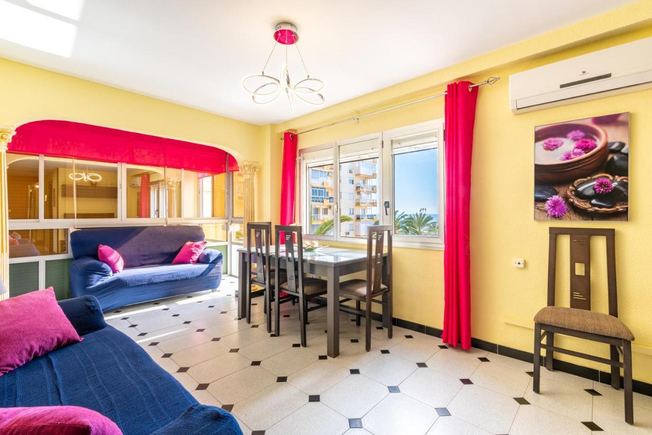 50 Mts Beach With Sea Views Pool ألغاروبو - كوستا المظهر الخارجي الصورة